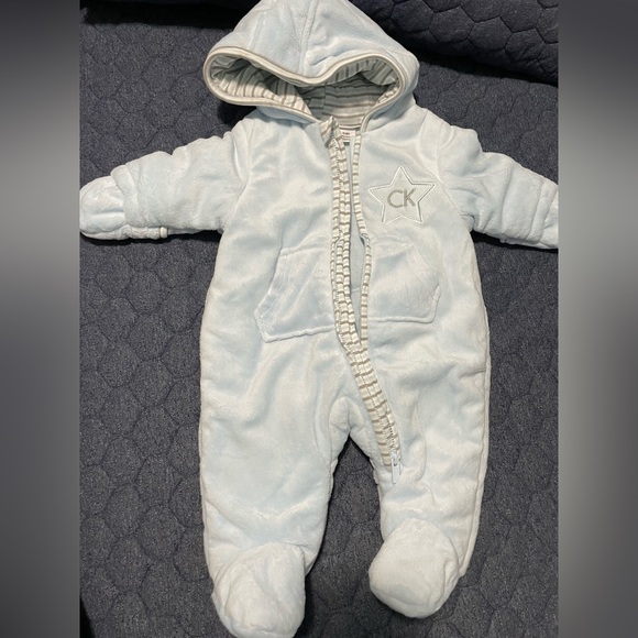 NWOT Calvin klein Baby Winter warm One Piece super softy and comfortable - Picture 7 of 11
